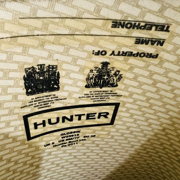 Hunter Original Tall Glossy Gray Boots Women’s Size 7 EUC - Picture 5 of 9